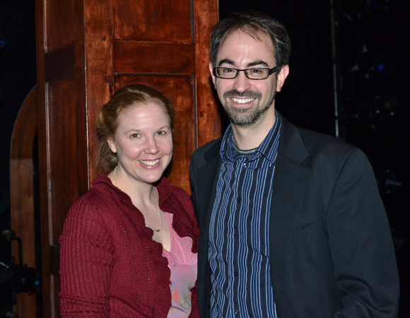 Cara Reichel and Peter Mills are the authors of The Underclassman, a new musical at the Duke on 42nd Street.