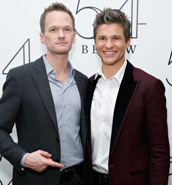 Burtka poses with his husband and director Neil Patrick Harris.