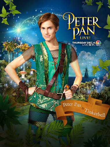 Promotional artwork for Peter Pan LIVE!
