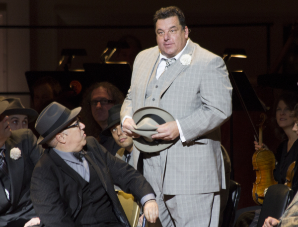 Steve Schirripa, seen here in Carnegie Hall&#39;s recent Guys and Dolls concert, will host Garden of Laughs at the Theater at Madison Square Garden.