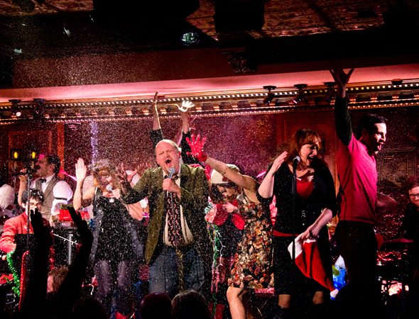A moment from the 2012 Joe Iconis Christmas Spectacular at 54 Below.