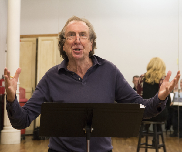 Eric Idle rehearses for the New York premiere of Not the Messiah, an oratorio based on Monty Python&#39;s Life of Brian.
