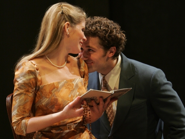 Kelli O&#39;Hara and Matthew Morrison in the original Broadway production of The Light in the Piazza.