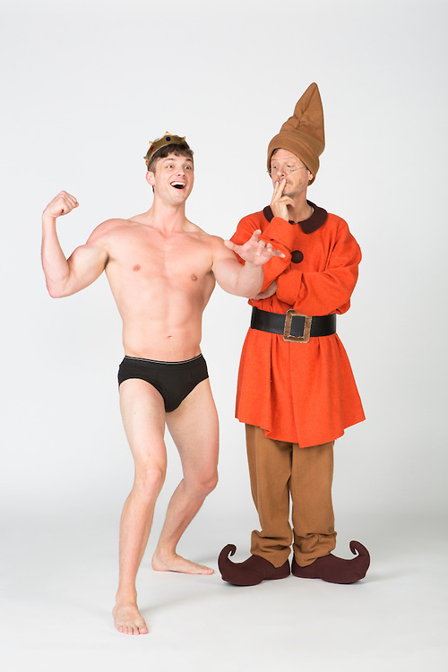 Tyler Lansing Weeks as Spike and Martin Moran as Vanya in a promotional image for Vanya and Sonia and Masha and Spike.