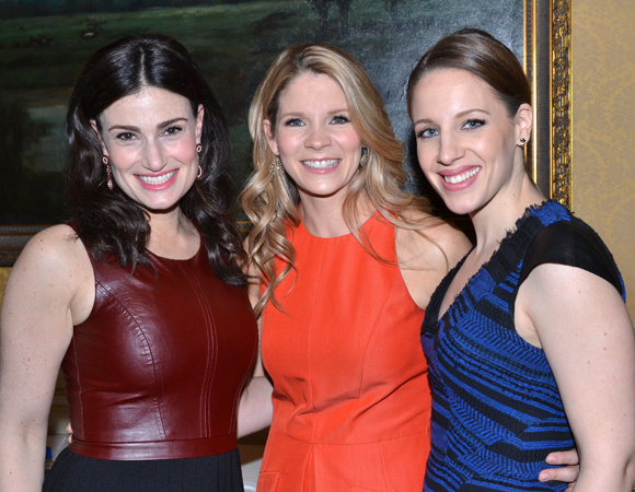 Idina Menzel, Kelli O&#39;Hara, and Jessie Mueller celebrate their 2014 Drama Desk Award nominations on May 7 at the JW Marriott Essex House.