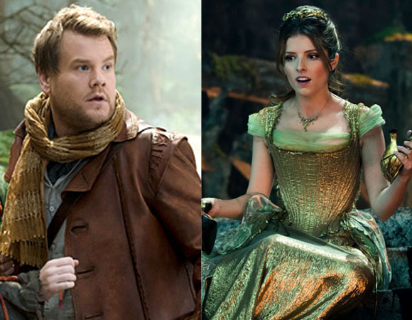 James Corden as the Baker and Anna Kendrick as Cinderella in Disney&#39;s Into the Woods.
