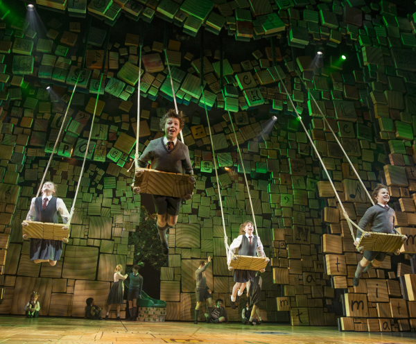 A scene from Matilda the Musical at the Shubert Theatre.