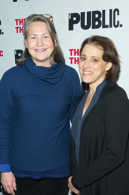 Cherry Jones and Judy Kuhn share a photo after the show.
