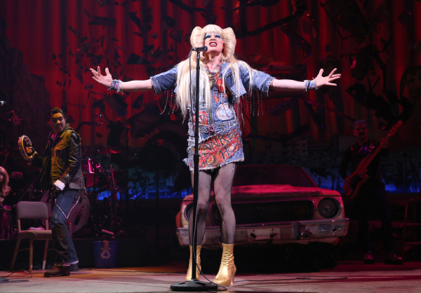 Michael C. Hall as Broadway&#39;s transgender rock star, Hedwig, in Hedwig and the Angry Inch.