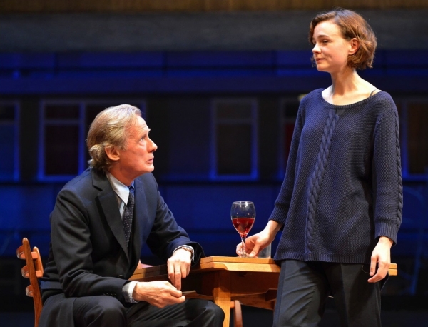 Bill Nighy and Carey Mulligan in the West End production of David Hare&#39;s Skylight.