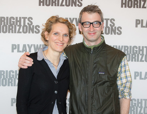 Playwright Melissa James Gibson and director Daniel Aukin.