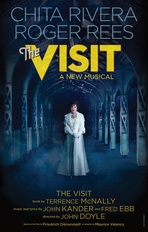 The poster for the upcoming Broadway run of The Visit.