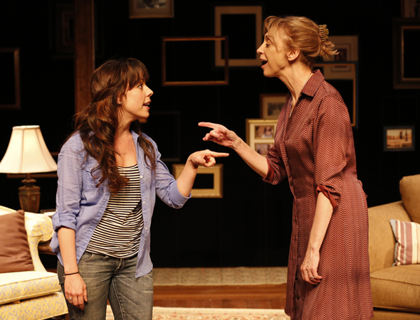 Leslie Kritzer and Catherine Cox in The Memory Show.