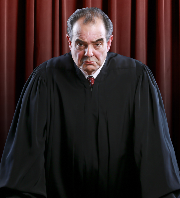 Edward Gero as Justice Scalia in John Strand&#39;s The Originalist at Washington, D.C.&#39;s Arena Stage.