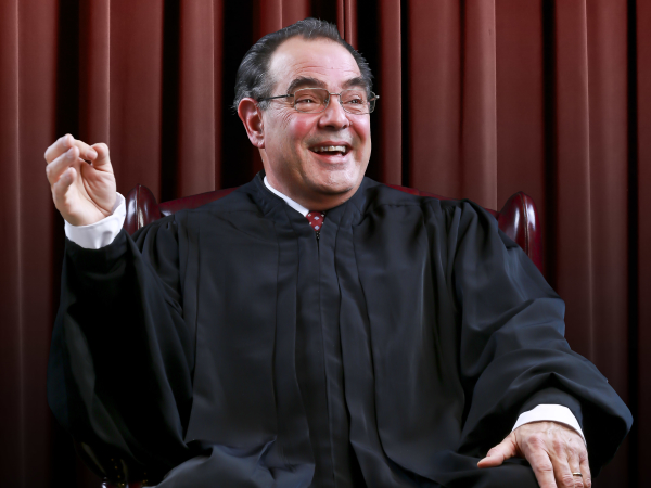 Edward Gero as Justice Scalia in The Originalist at Washington, D.C.&#39;s Arena Stage.