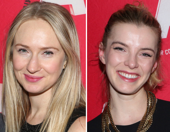 Halley Feiffer (left) is the author of the new dark comedy I&#39;m Gonna Pray For You So Hard, in which Betty Gilpin (right) stars.