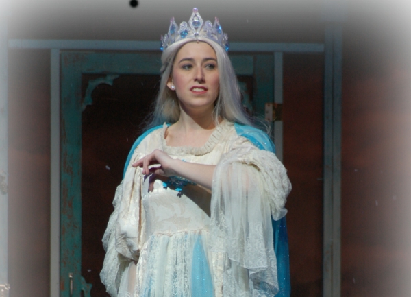 Samantha Carroll as the title character in The Snow Queen, now at the John W. Engeman Theater.
