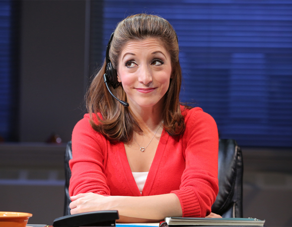 Christina Bianco in Application Pending, directed by Andy Sandberg, at the Westside Theatre.