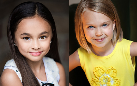 Lilyna Cornell and Eleanor Koski are two of the new children in the Broadway company of Les Misérables.