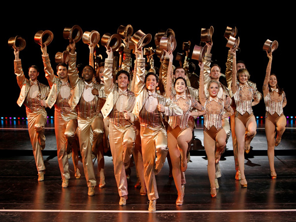 Dancers in the 2008 national tour of A Chorus Line. 